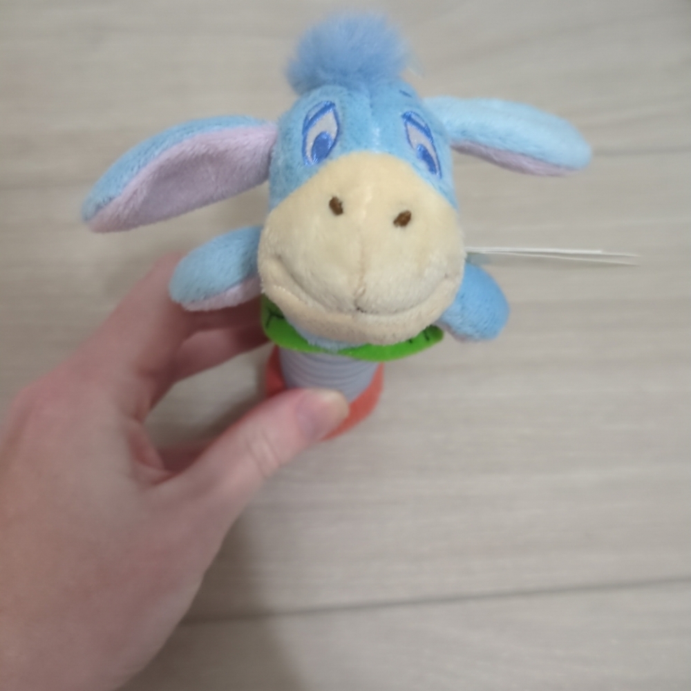 Disney Baby Eeyore Plush Rattle - Blue